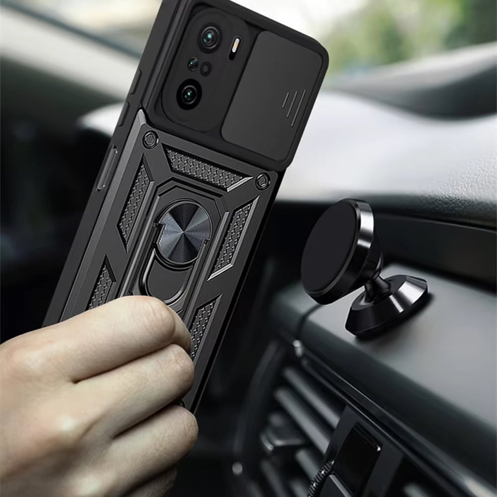 Techsuit CamShield Series - θήκη για Xiaomi 11i / Poco F3 - Μαύρο - Image 4