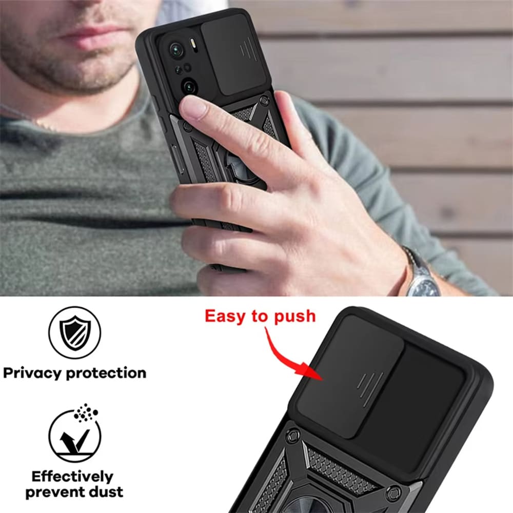 Techsuit CamShield Series - θήκη για Xiaomi 11i / Poco F3 - Μαύρο - Image 3