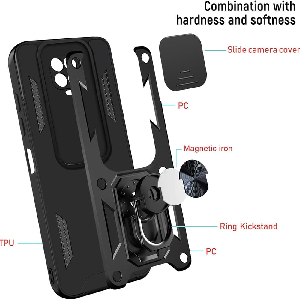 Techsuit CamShield Series - θήκη για Samsung Galaxy A30s / A50 A50s - Μαύρο - Image 2