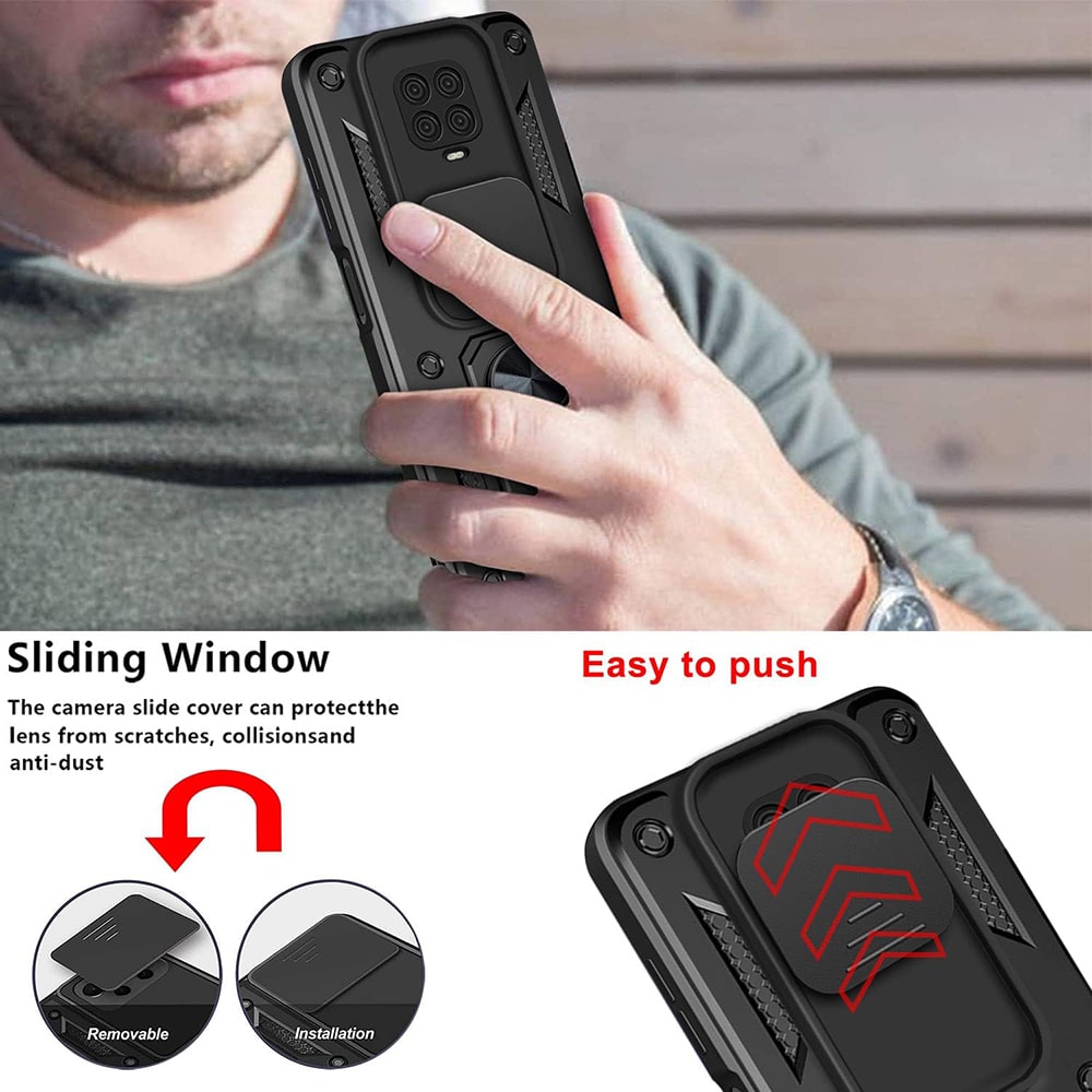 Techsuit CamShield Series - θήκη για Samsung Galaxy A30s / A50 A50s - Μαύρο - Image 3