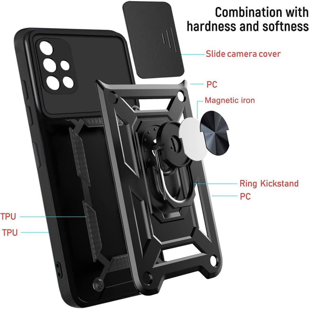 Techsuit CamShield Series - θήκη για Samsung Galaxy A51 - Μαύρο - Image 2
