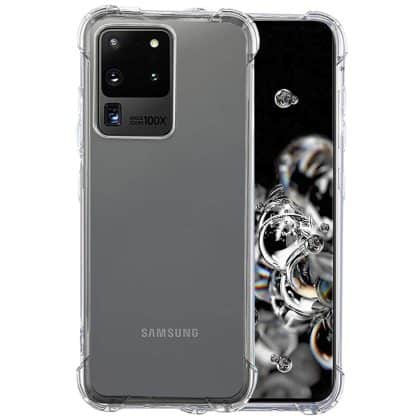 Techsuit Shockproof Clear Silicone - θήκη για Samsung Galaxy S20 Ultra - Διάφανο