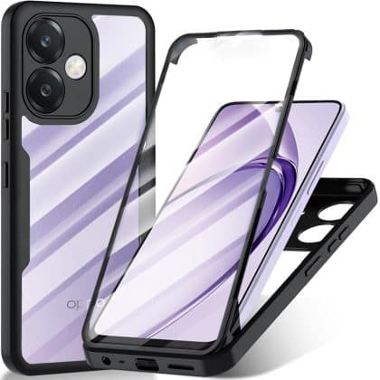 Techsuit ColorVerse 360 - θήκη για Oppo A40 4G / A60 5G - Διάφανο