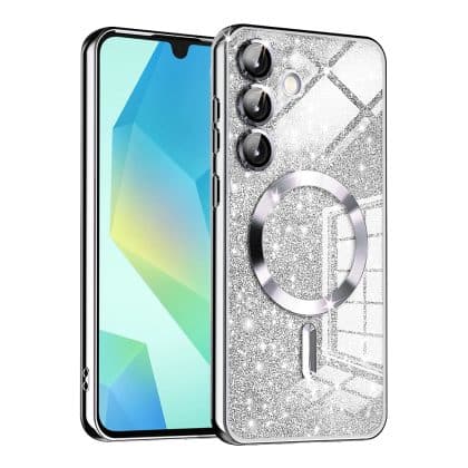 Techsuit Luxury Glitter MagSafe - θήκη για Samsung Galaxy A16 - Διάφανο