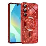 Techsuit Luxury Glitter MagSafe - θήκη για Samsung Galaxy A16 - Κόκκινο