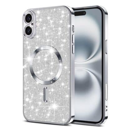 Techsuit Luxury Glitter - θήκη για Apple iPhone 16 Plus - Διάφανο