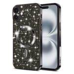 Techsuit Luxury Glitter - θήκη για Apple iPhone 16 Plus - Μαύρο