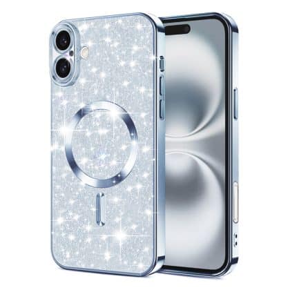 Techsuit Luxury Glitter - θήκη για Apple iPhone 16 - Διάφανο