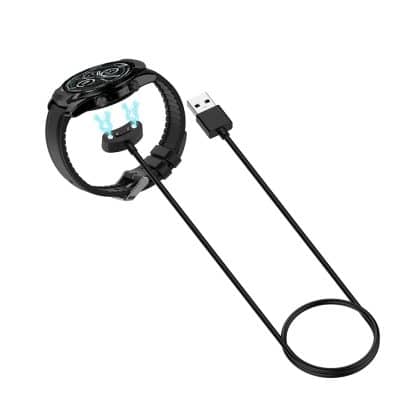 Techsuit - Καλώδιο Ασύρματης Φόρτισης SmartWatch (TCW1) - για Mobvoi TicWatch Pro 5/Pro X/E3/Pro 3/Pro 3 LTE/Pro 3 GPS - Μαύρο