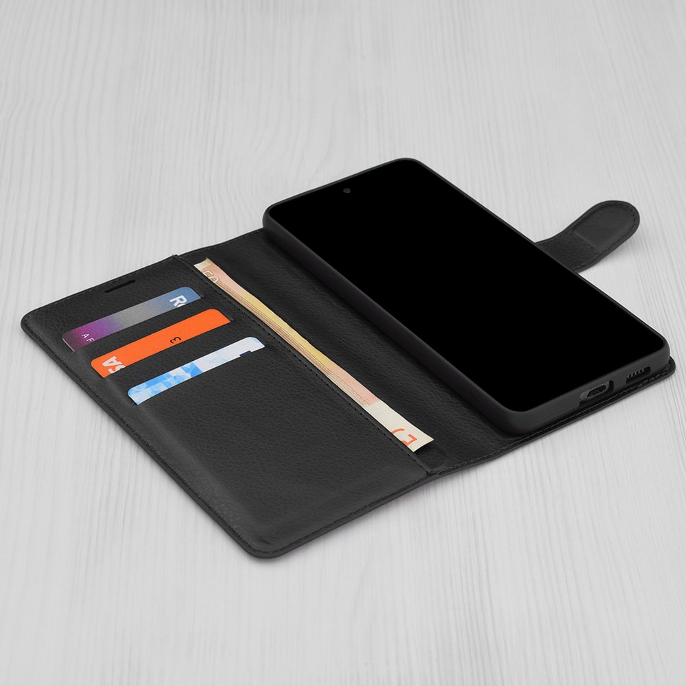 Techsuit Leather Folio - θήκη για Samsung Galaxy A56 - Μαύρο - Image 3