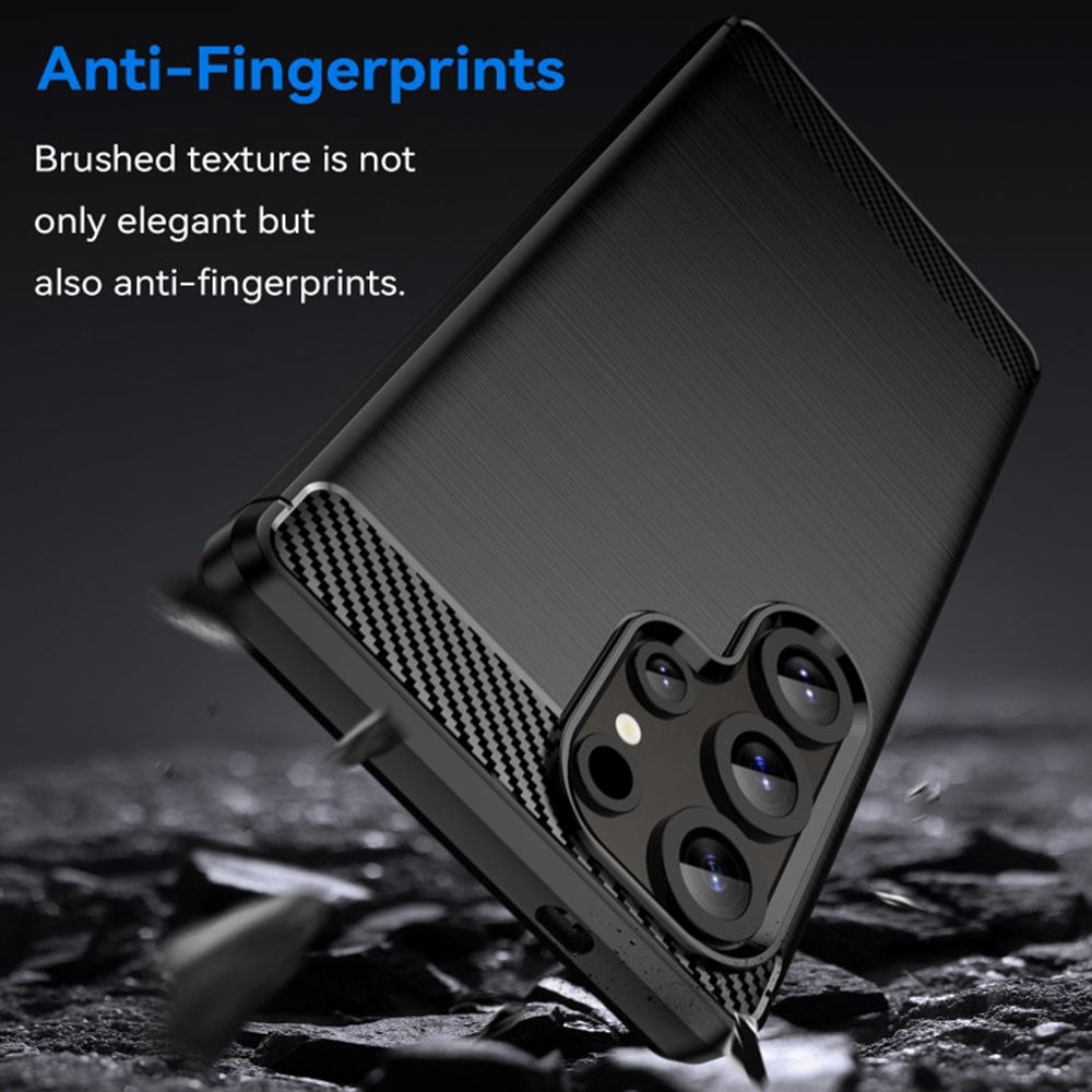 Techsuit Carbon Silicone - θήκη για Samsung Galaxy S25 Ultra - Μπλε - Image 4