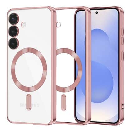 Techsuit Luxury Crystal - θήκη για Samsung Galaxy S25 - Ροζ