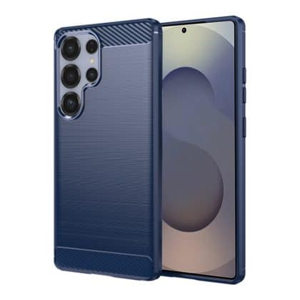 Techsuit Carbon Silicone - θήκη για Samsung Galaxy S25 Ultra - Μπλε