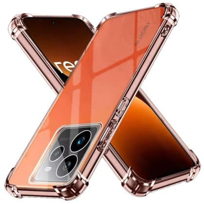 Techsuit Shockproof Clear Silicone - θήκη για Realme GT 5G - Διάφανο