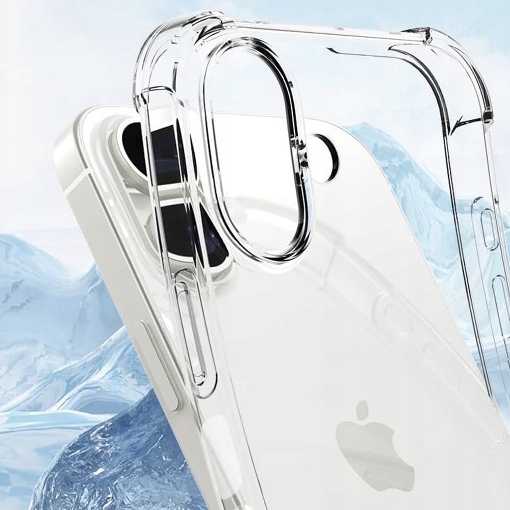 Techsuit Shockproof Clear Silicone - θήκη για Apple iPhone 16 Plus - Διάφανο - Image 5