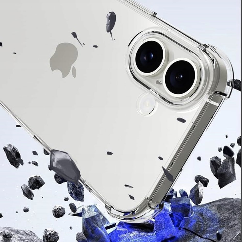 Techsuit Shockproof Clear Silicone - θήκη για Apple iPhone 16 Plus - Διάφανο - Image 6