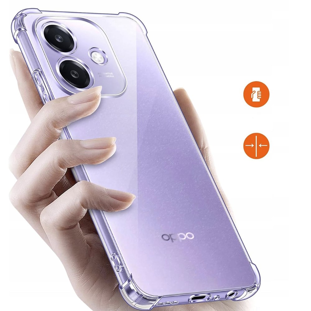 Techsuit Shockproof Clear Silicone - θήκη για Oppo A40 4G - Διάφανο - Image 3