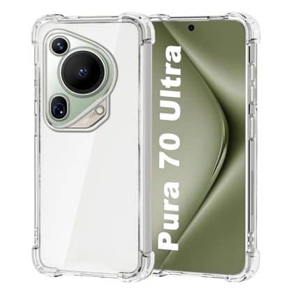 Techsuit Shockproof Clear Silicone - θήκη για Huawei Pura 70 Ultra - Διάφανο