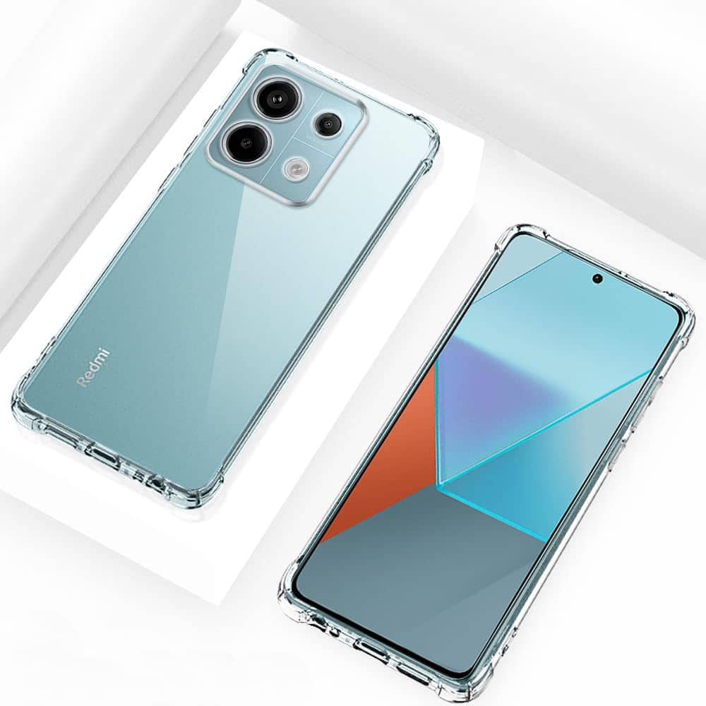 Techsuit Shockproof Clear Silicone - Xiaomi Redmi Note 13 Pro / Poco X6 - Διάφανο - Image 3