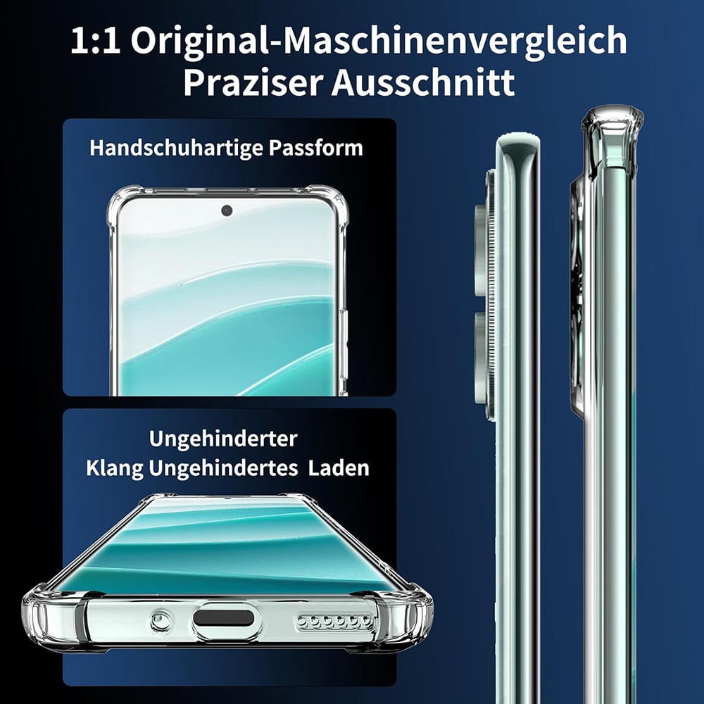 Techsuit Shockproof Clear Silicone - θήκη για Xiaomi Redmi Note 14 Pro 4G - Διάφανο - Image 5