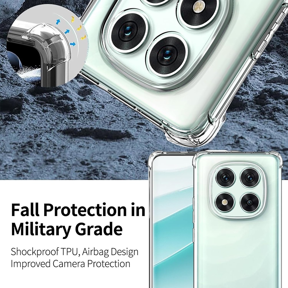 Techsuit Shockproof Clear Silicone - θήκη για Xiaomi Redmi Note 14 Pro 4G - Διάφανο - Image 4