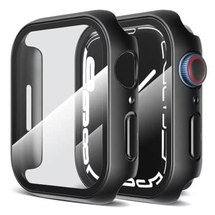 Techsuit - Defense360 Pro - Apple Watch 7 (41mm) - Black
