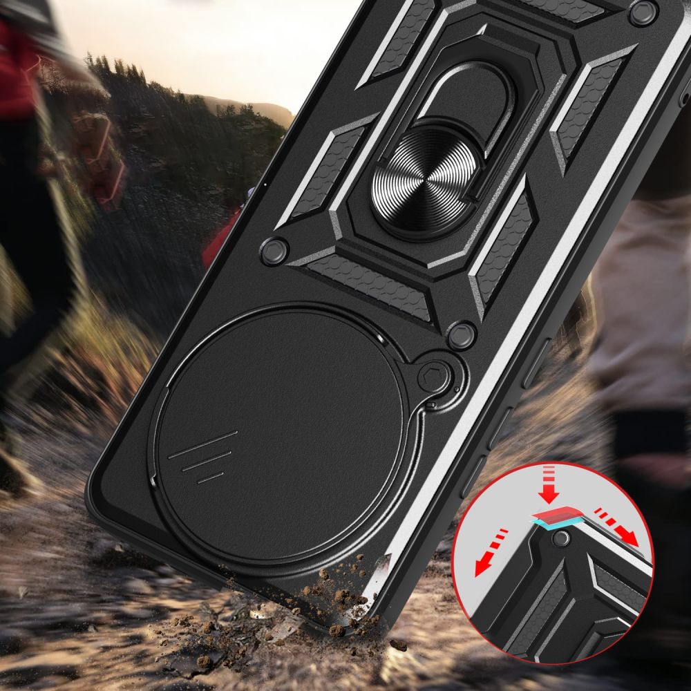 Techsuit CamShield Series - θήκη για Xiaomi Redmi Note 14 Pro / Poco F7 - Μαύρο - Image 4