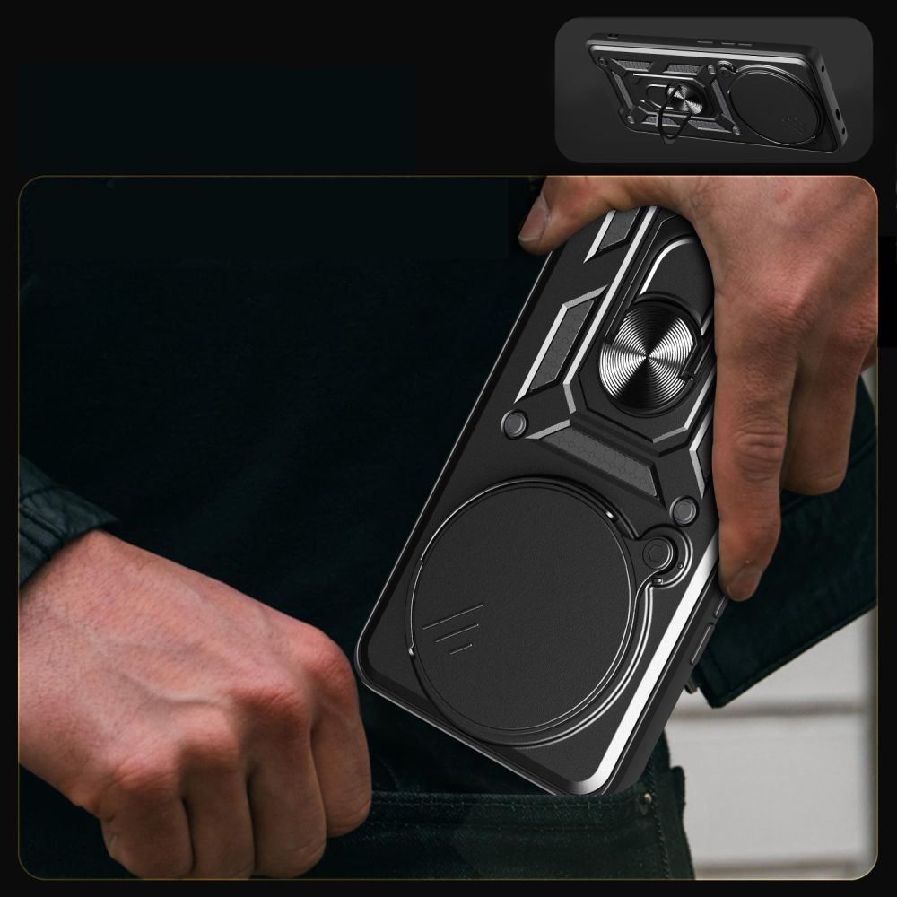 Techsuit CamShield Series - θήκη για Xiaomi Redmi Note 14 Pro / Poco F7 - Μαύρο - Image 2