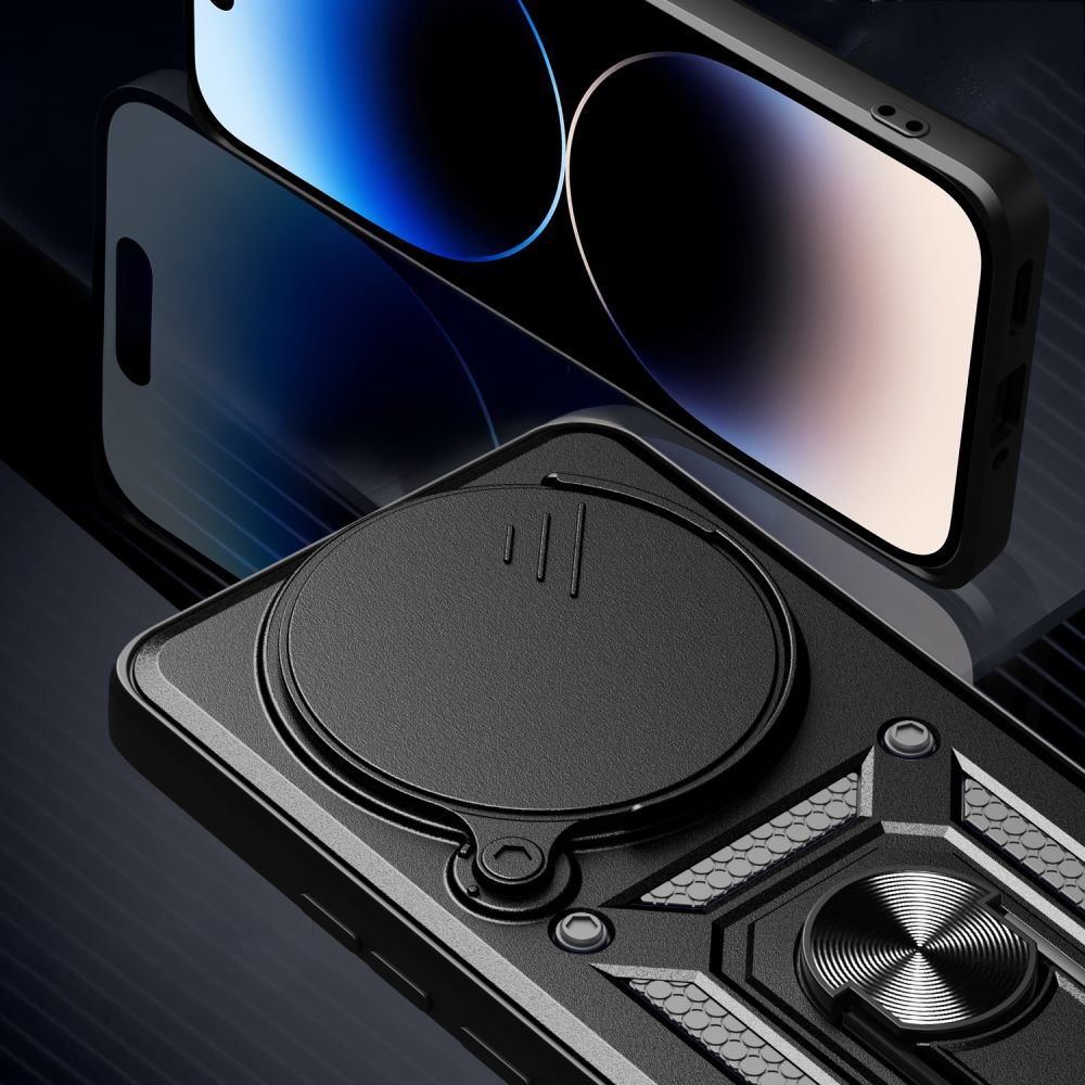 Techsuit CamShield Series - θήκη για Xiaomi Redmi Note 14 Pro / Poco F7 - Μαύρο - Image 6