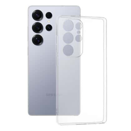 Techsuit Clear Silicone - θήκη για Samsung Galaxy S25 Ultra - Διάφανο