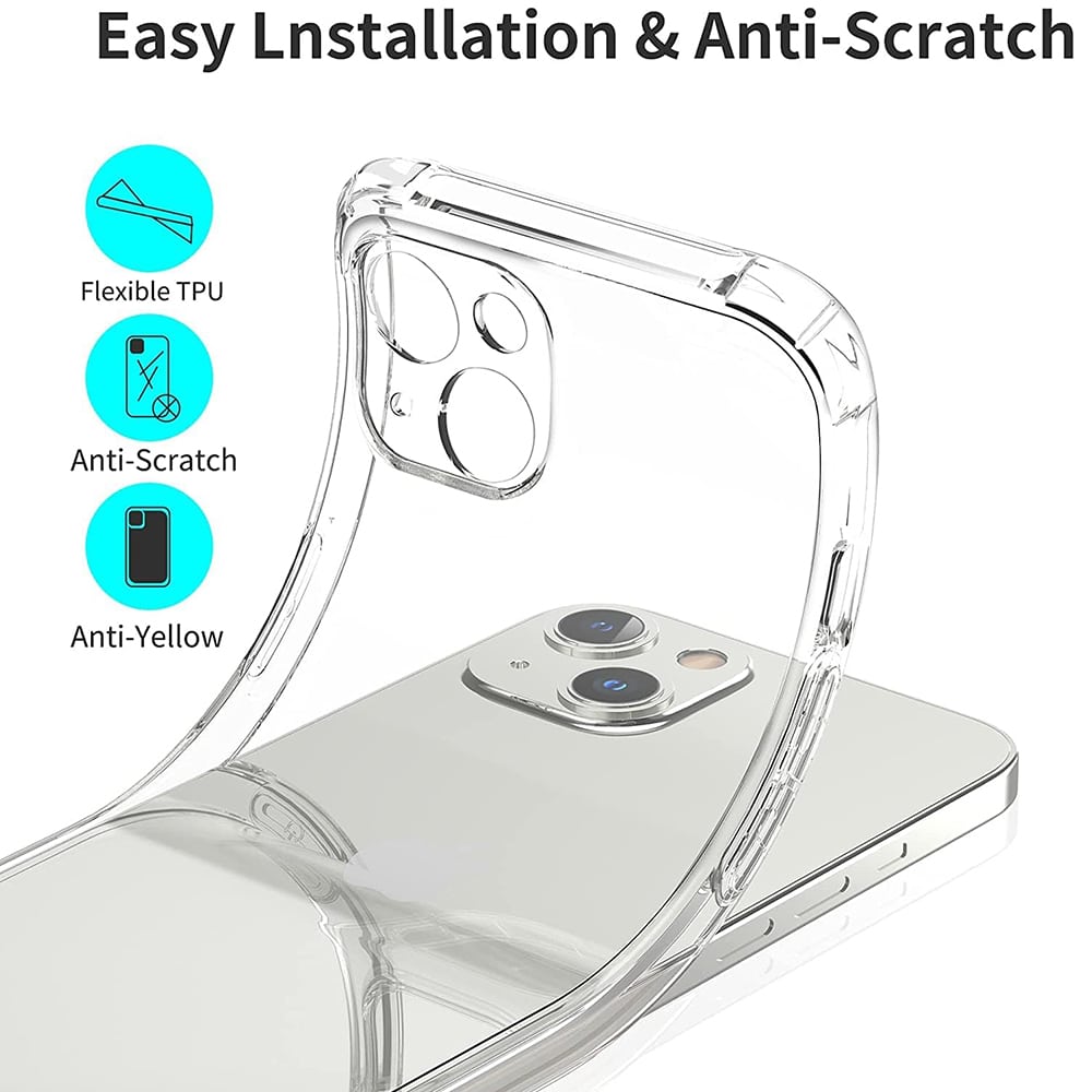 Techsuit Shockproof Clear Silicone - θήκη για Apple iPhone 16 Pro Max - Διάφανο - Image 5