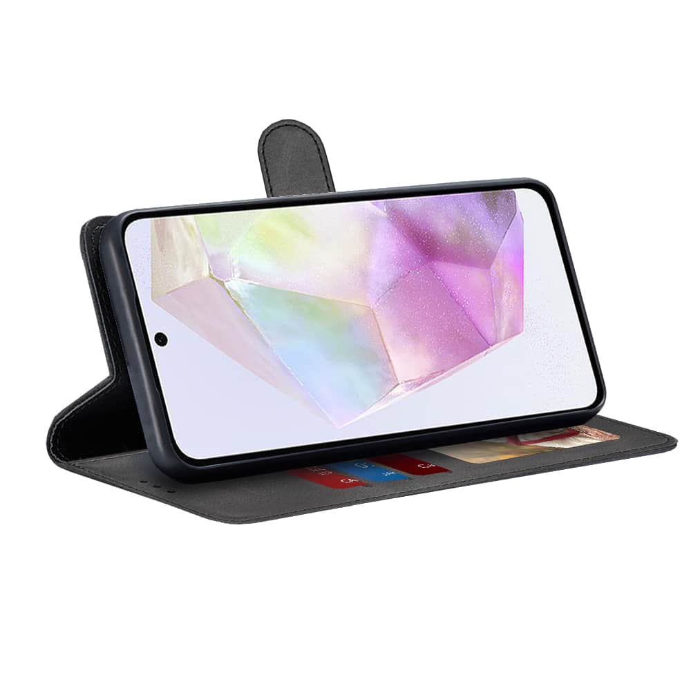 Techsuit Diary Book - θήκη για Samsung Galaxy A35 - Μαύρο - Image 2