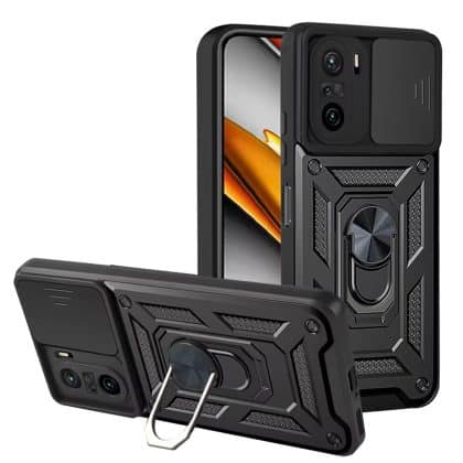 Techsuit CamShield Series - θήκη για Xiaomi 11i / Poco F3 - Μαύρο