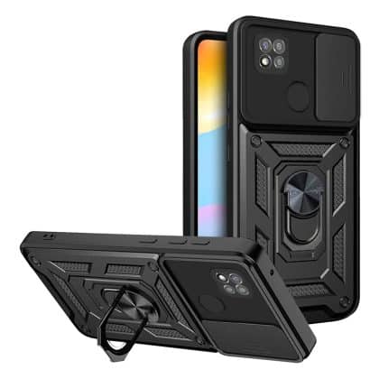 Techsuit CamShield Series - θήκη για Xiaomi Redmi 9C / NFC - Μαύρο