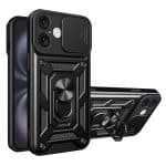 Techsuit CamShield Series - θήκη για Apple iPhone 16 Plus - Μαύρο