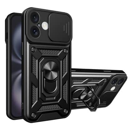 Techsuit CamShield Series - θήκη για Apple iPhone 16 Plus - Μαύρο