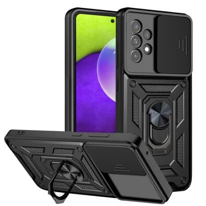 Techsuit CamShield Series - θήκη για Samsung Galaxy A52 / A52 5G / A52s 5G - Μαύρο