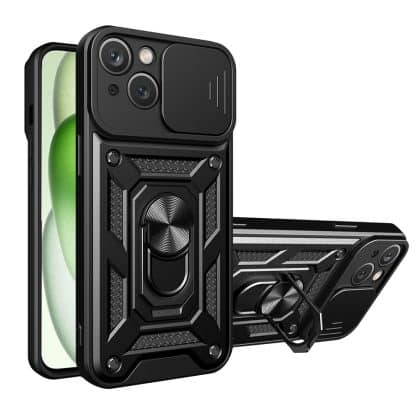 Techsuit CamShield Series - θήκη για Apple iPhone 15 Plus - Μαύρο