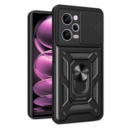 Techsuit CamShield Series - θήκη για Xiaomi Redmi Note 12 Pro / Poco X5 - Μαύρο