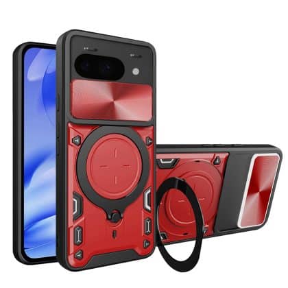Techsuit CamGuard Pro - θήκη για Google Pixel 9a - Κόκκινο