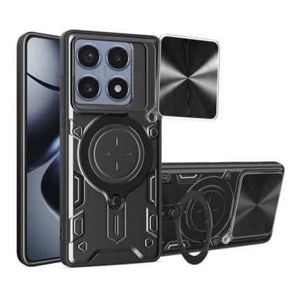 Techsuit CamGuard Pro - θήκη για Xiaomi 14T Pro - Μαύρο
