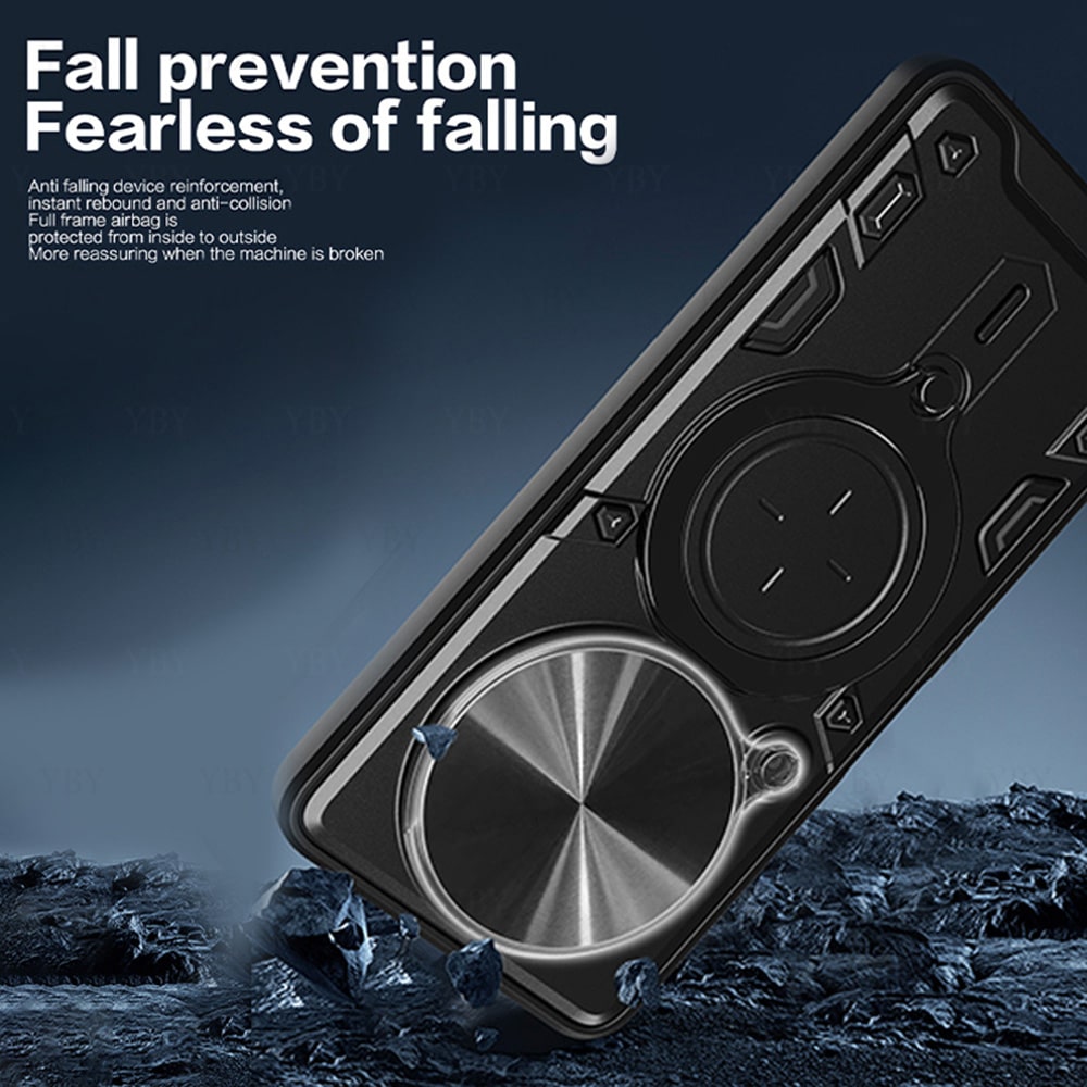 Techsuit CamGuard Pro - θήκη για Xiaomi Redmi Note 14 Pro / Poco F7 - Μαύρο - Image 3