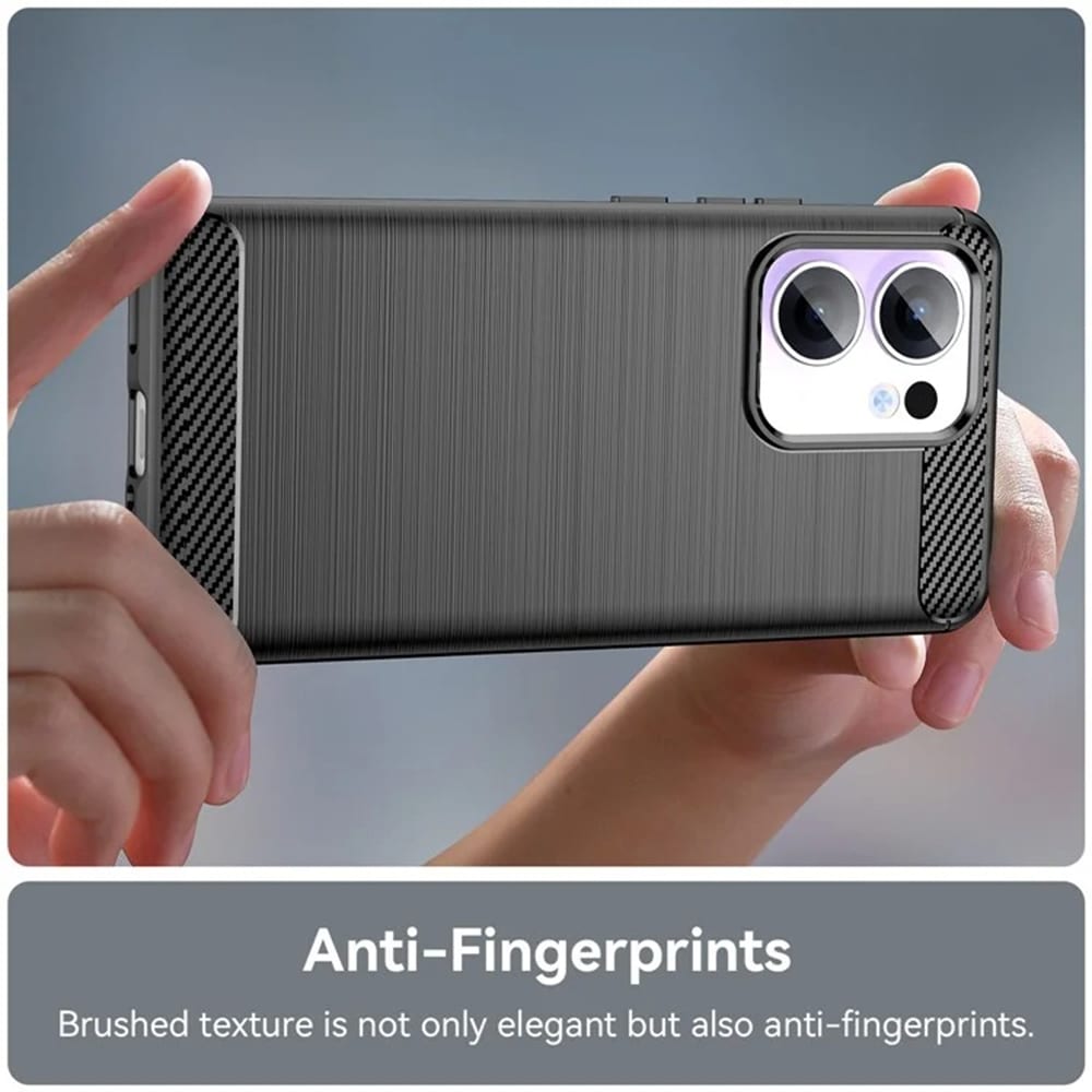 Techsuit Carbon Silicone - θήκη για Oppo Reno13 - Μαύρο - Image 5