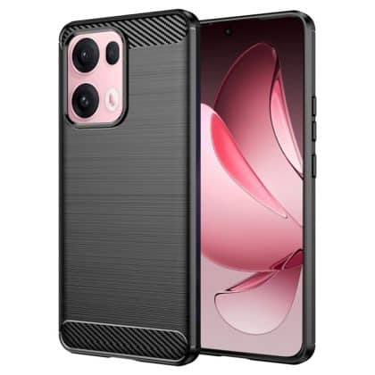 Techsuit Carbon Silicone - θήκη για Oppo Reno13 Pro - Μαύρο