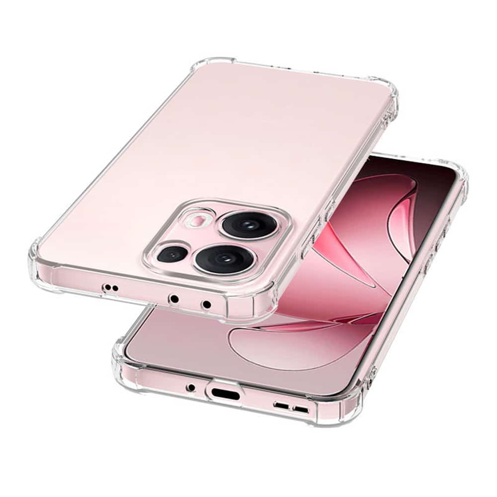 Techsuit Shockproof Clear Silicone - θήκη για Oppo Reno13 Pro - Διάφανο - Image 2