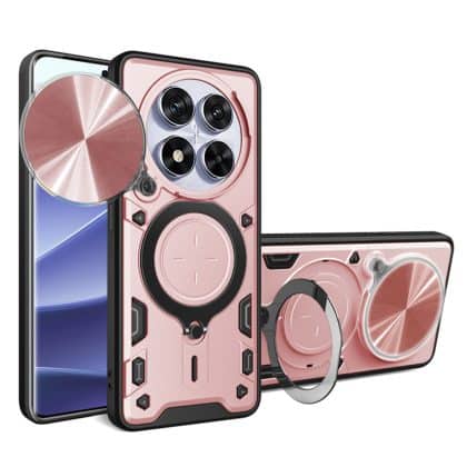 Techsuit CamGuard Pro - θήκη για Xiaomi Redmi Note 14 Pro / Poco X7 - Ροζ
