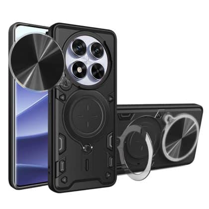 Techsuit CamGuard Pro - θήκη για Xiaomi Redmi Note 14 Pro / Poco X7 - Μαύρο