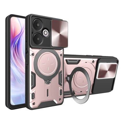 Techsuit CamGuard Pro - θήκη για Xiaomi Redmi 13C 5G - Ροζ
