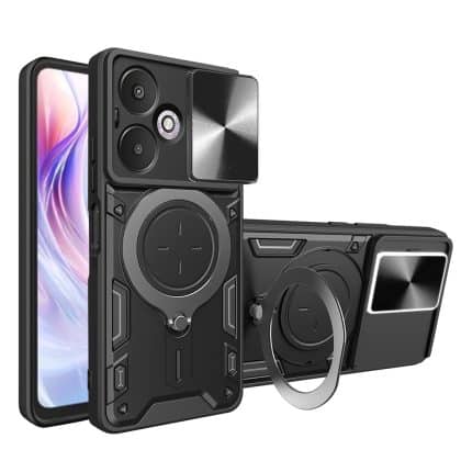 Techsuit CamGuard Pro - θήκη για Xiaomi Redmi 13C 5G - Μαύρο