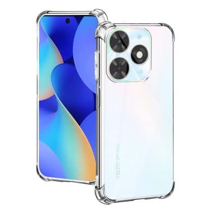 Techsuit Shockproof Clear Silicone - θήκη για Tecno Spark 20 - Διάφανο